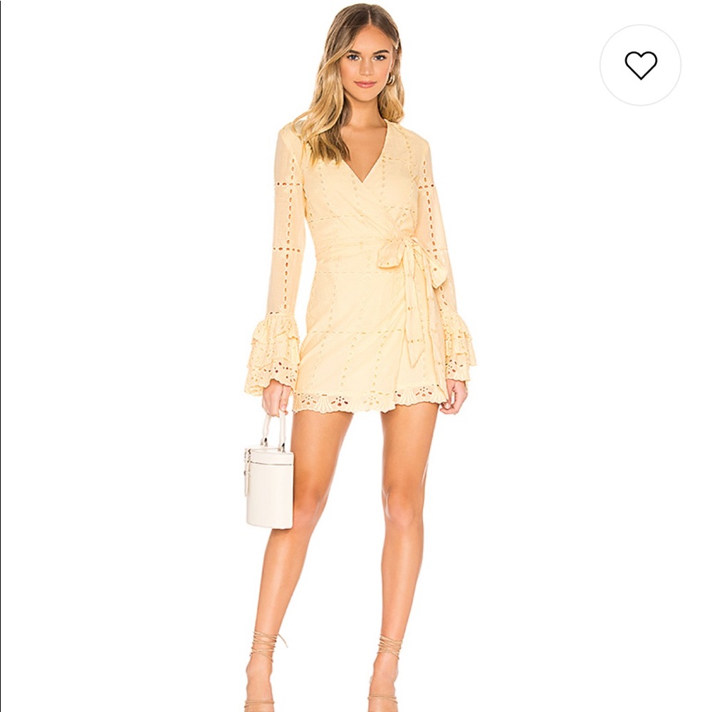 Luna Dress in Butter Yellow by Tularosa